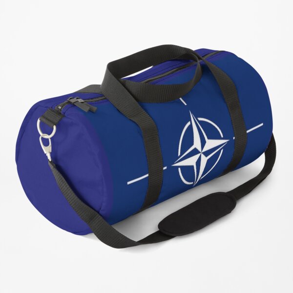 NATO. Flag of the North Atlantic Treaty Organization. Duffle Bag