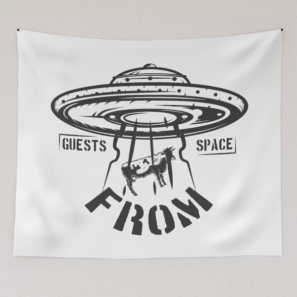Item preview, Guests From Space UFO designed and sold by Vector Scout Lab.