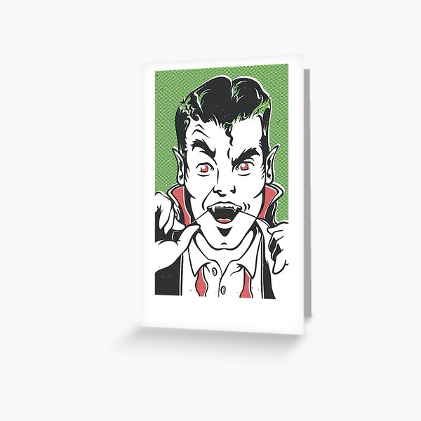 Dracula Greeting Card