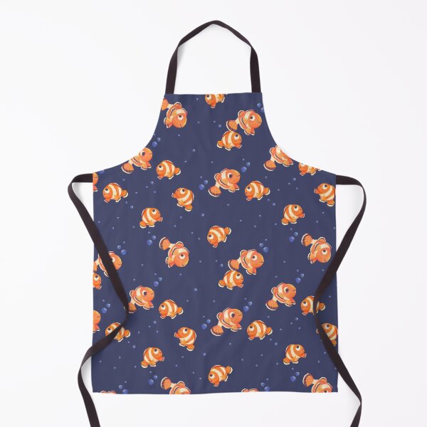 Item preview, Navy Coral Clown Fish Swimming designed and sold by SwaDesign.