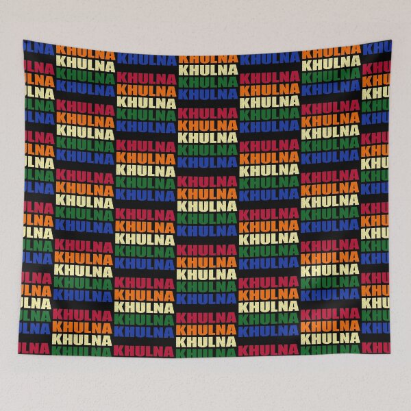 Item preview, Khulna - Bangladesh in multicolour design designed and sold by dezanli.