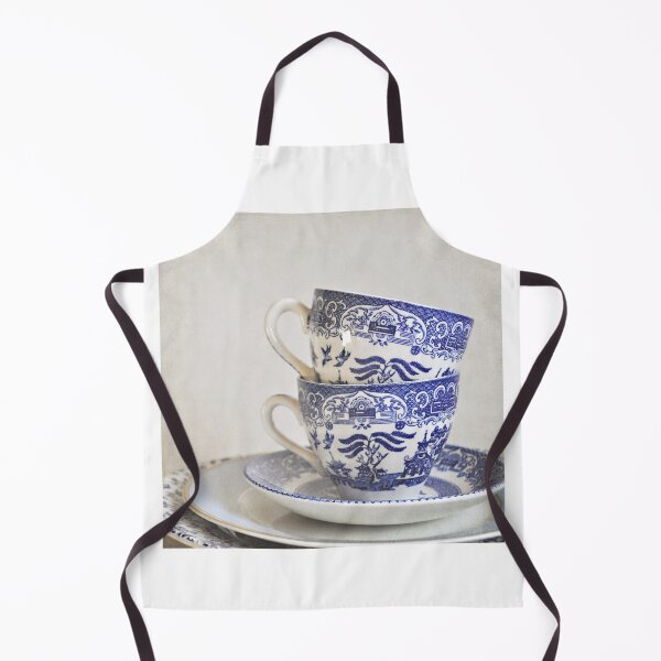 Item preview, Blue and white stacked china. designed and sold by Lyn Randle.