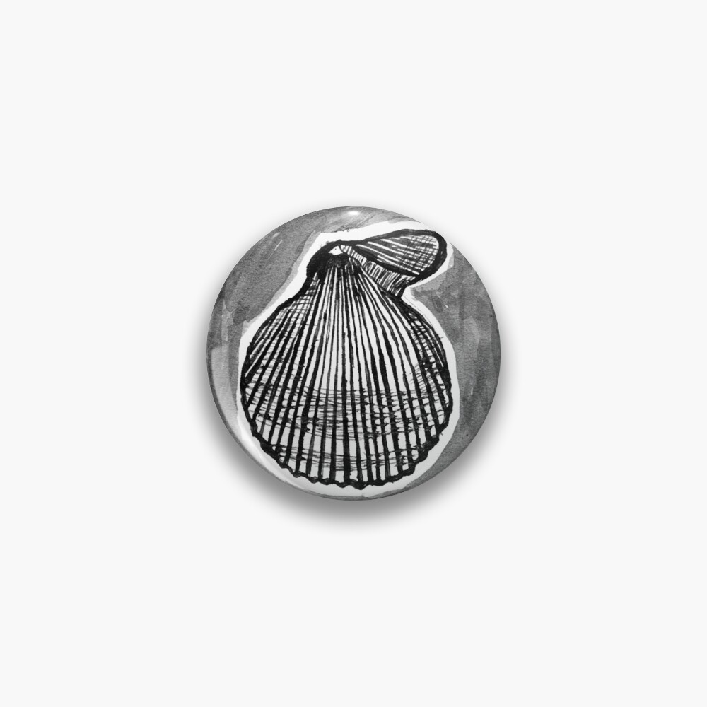 Small Scallop Shell Pin