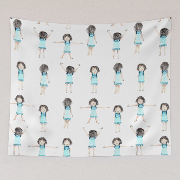 Item preview, Nena in action. Character pattern design designed and sold by Ellunardegloria.