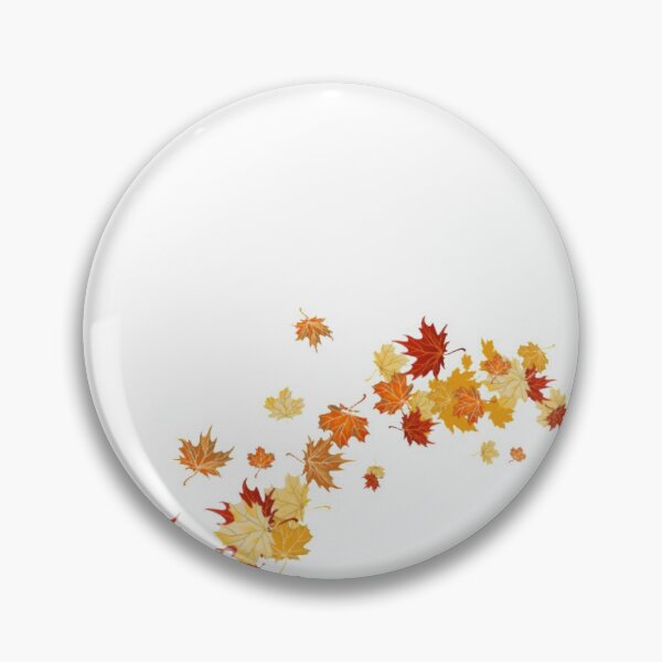 Item preview, orange maple leaf illustration against blue background, graphics illustration Desktop designed and sold by Halalolo.