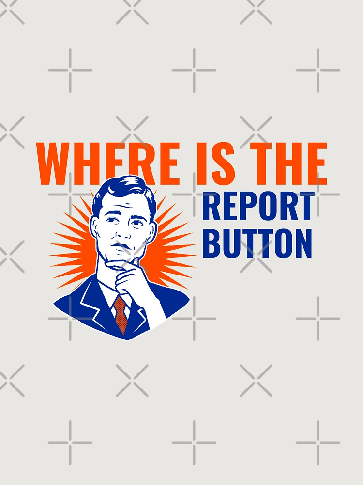 Thumbnail 6 of 6, Premium Oversized Hoodie, Report Button designed and sold by Ruthria.
