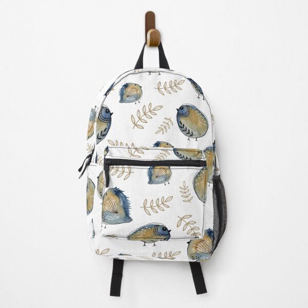 Item preview, doodle blue birds designed and sold by LorenaDuarte.