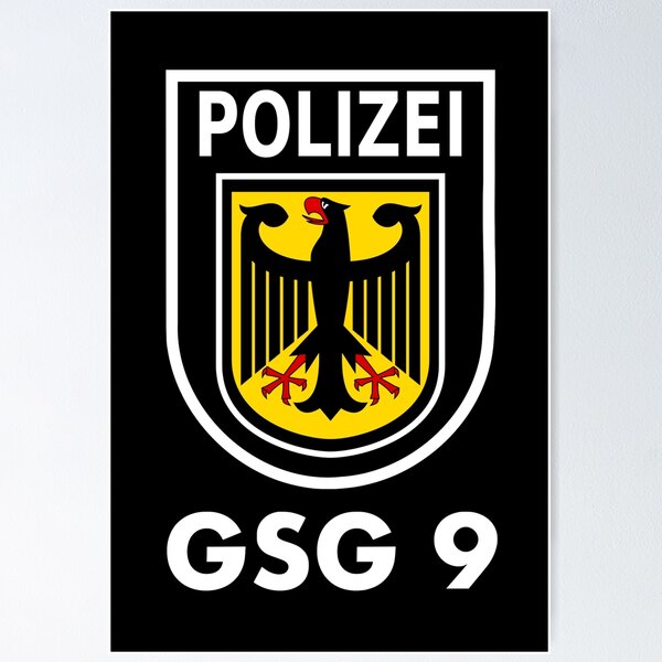 Polizei GSG 9 Bundespolizei Poster