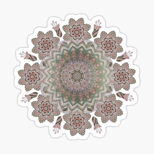 Abstract Mandala Art-PowerFlow Sticker
