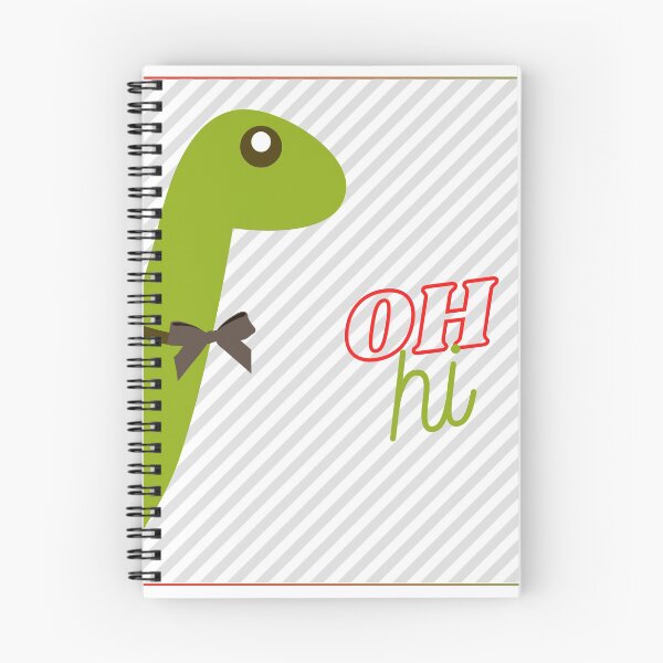 Item preview, Shy bowtie dinosaur 'oh hi' (red) designed and sold by Odettje.