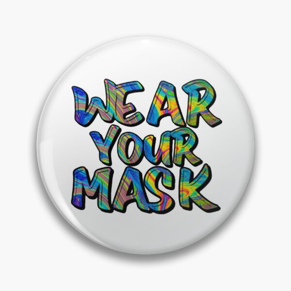 Item preview, WEAR YOUR MASK rainbow designed and sold by Julia Santos.