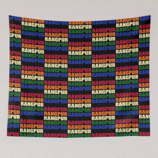 Item preview, Rangpur - Bangladesh in multicolour design designed and sold by dezanli.