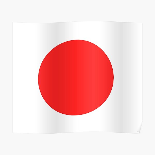 Japanese Flag Posters Redbubble