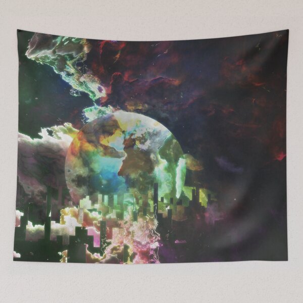 Item preview, Orion Galaxy Psychedelic Futuristic art  designed and sold by S Y N T H R E A L M.