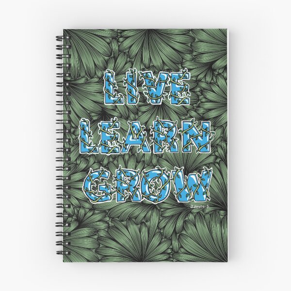 Item preview, Live, Learn, Grow - Blue designed and sold by Adeola Sokunbi.