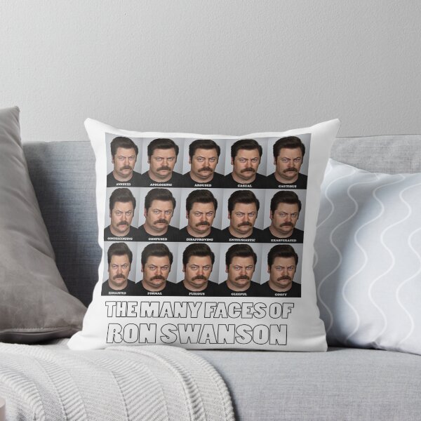 Item preview, The Many Faces of Ron Swanson designed and sold by Mrmasterinferno.