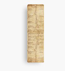 Suryanamaskar – The Sun Salutation (Portrait Format) Canvas Print