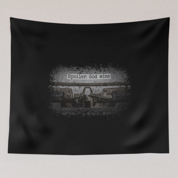 Item preview, God wins designed and sold by NateMunro.