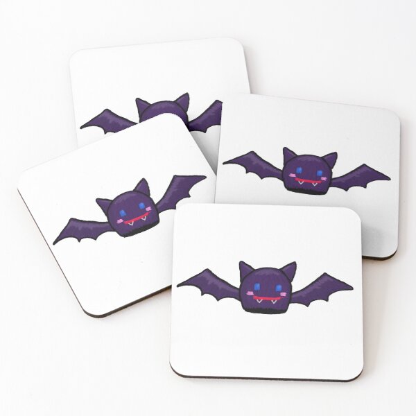 Item preview, cute happy purple bat sketch designed and sold by MetaCynth.