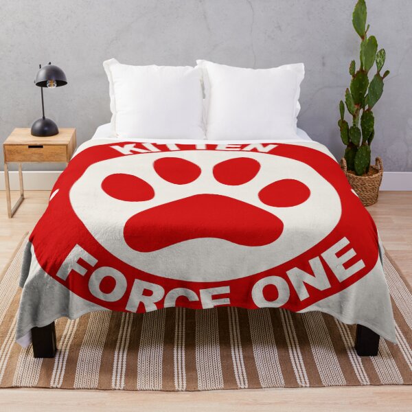Item preview, Red Kitten Force One Logo designed and sold by Boxing Kangaroo Retail Company.