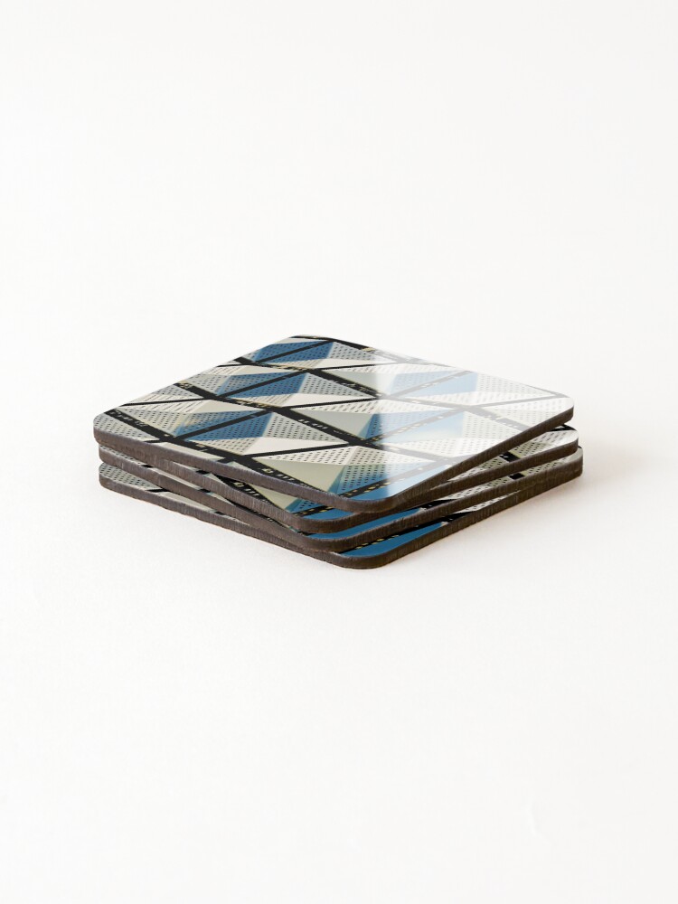 Thumbnail 4 of 5, Coasters (Set of 4), Metallic Angles designed and sold by Rory69.