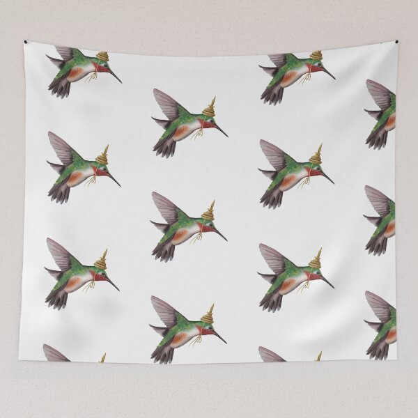 Item preview, Hummingbird digital hand drawn designed and sold by TattooWorker.