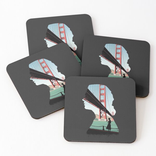 Item preview, Vertigo Silhouette Collage Illustration by Burro designed and sold by burrotees.