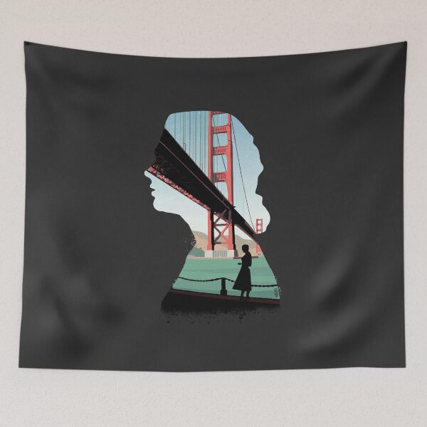 Item preview, Vertigo Silhouette Collage Illustration by Burro designed and sold by burrotees.