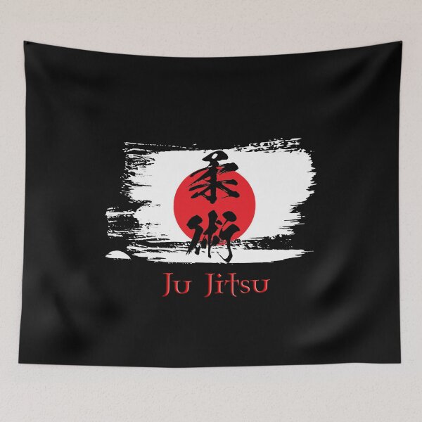 Artikelvorschau, Jujitsu Origins auf japanischer Flagge entworfen und verkauft von Zanshin-Art.