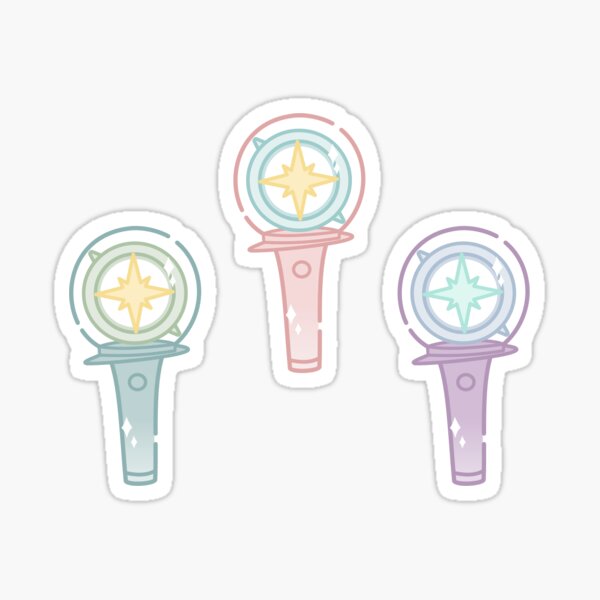 Stray Kids Pastel Lightsticks Pack Sticker