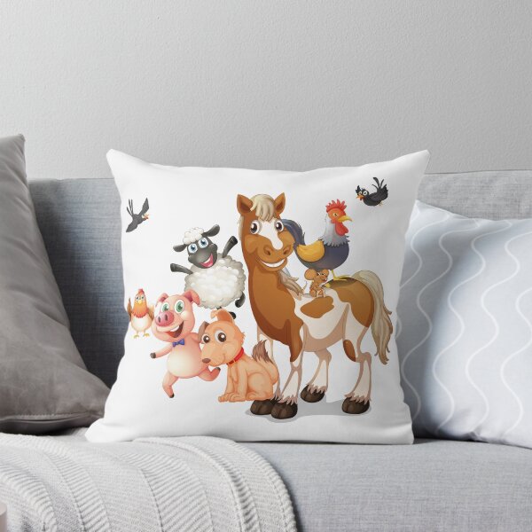 Item preview, Farm Live Illustration, cartoon animals, animals illustration designed and sold by Halalolo.