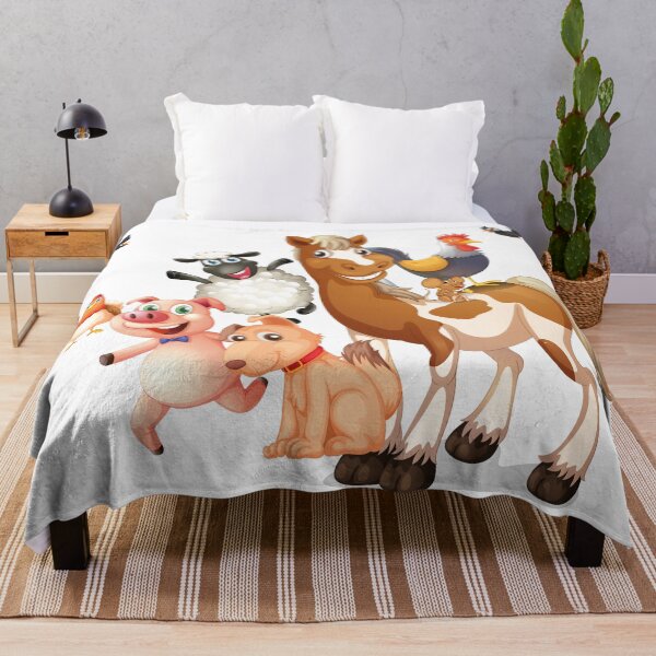 Item preview, Farm Live Illustration, cartoon animals, animals illustration designed and sold by Halalolo.