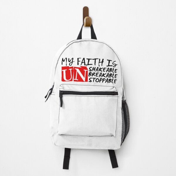 Item preview, My Faith is Unshakeable Unbreakable Unstoppable designed and sold by Solus Christus.