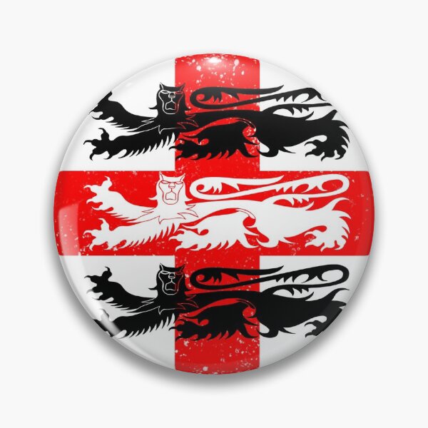 Item preview, Distressed England Flag with three Lions designed and sold by scrolla.