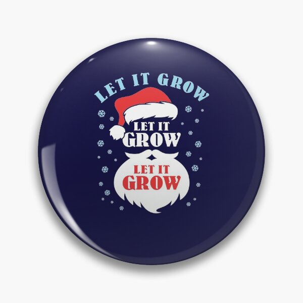 Item preview, Christmas Beard Bearded Santa Claus Let It Grow designed and sold by jaygo.