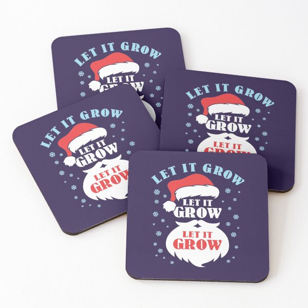 Item preview, Christmas Beard Bearded Santa Claus Let It Grow designed and sold by jaygo.