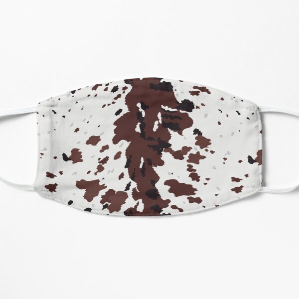 Texas Longhorn Cow Hide Decorative Pattern Flat Mask