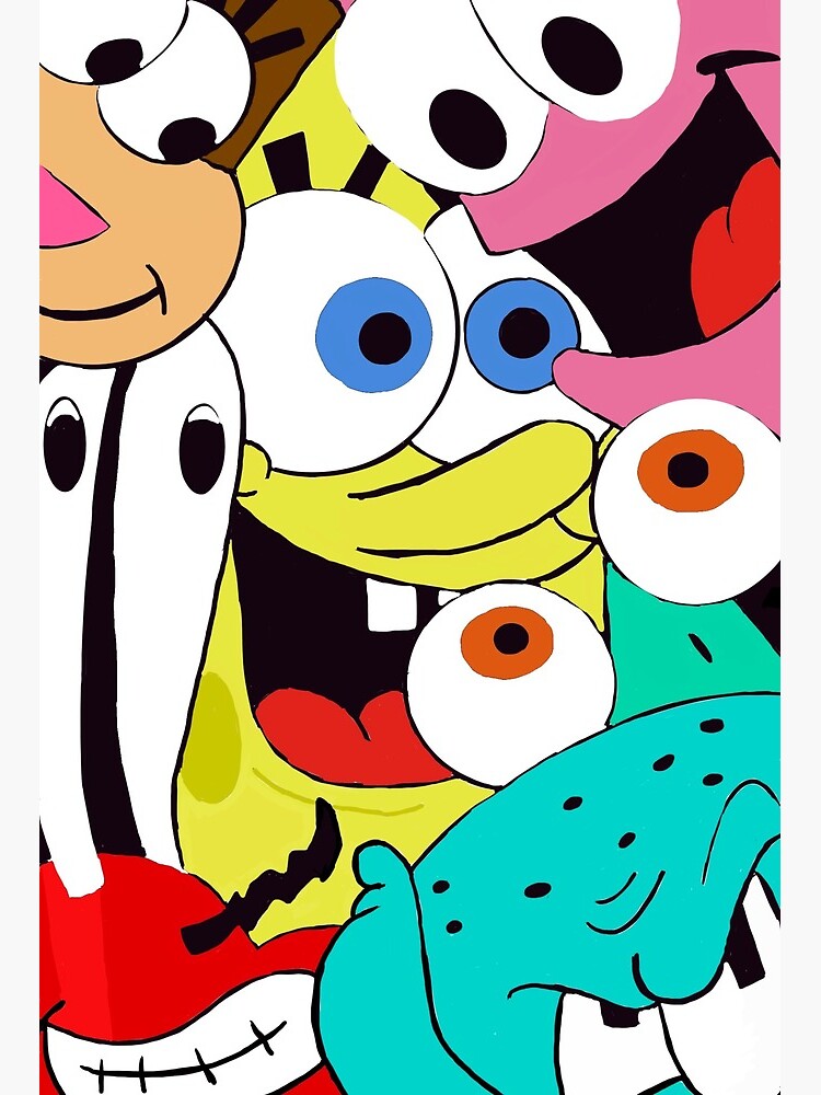 Meep spongebob | Art Board Print