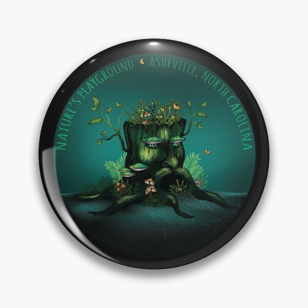 Item preview, Asheville, NC - Nature's Playground - Wizard Stump designed and sold by Serena's Asheville Merch.
