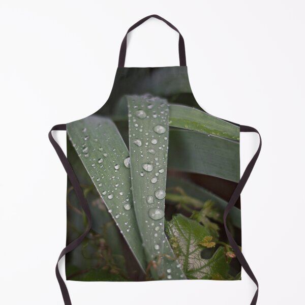 Item preview, Iris leaves with rain droplets, Greenery, Foliage designed and sold by MixinMadness.