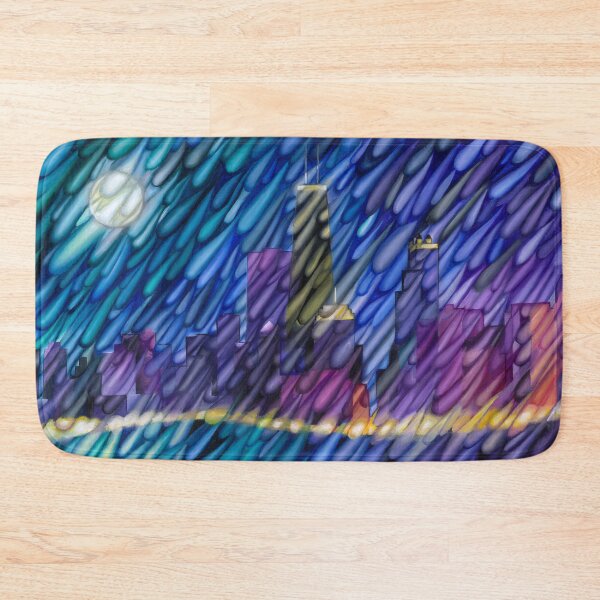 Item preview, City in the Rain designed and sold by thaddeus-art.