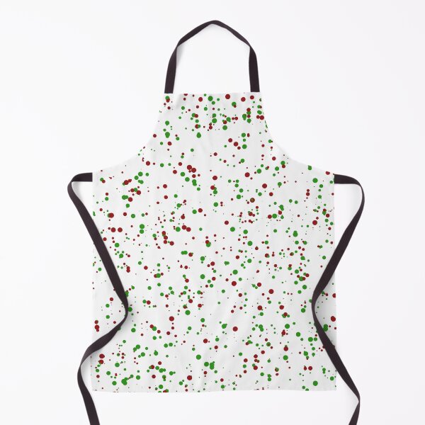Item preview, Red and Green Christmas Scattered Dots Abstract Pattern designed and sold by MixinMadness.