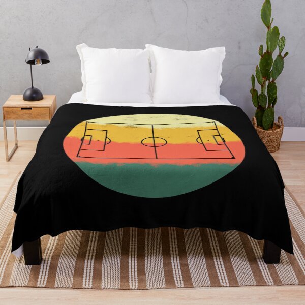 Item preview, Retro Soccer Football Field Pitch Vintage Style print designed and sold by NoveltyMerch.