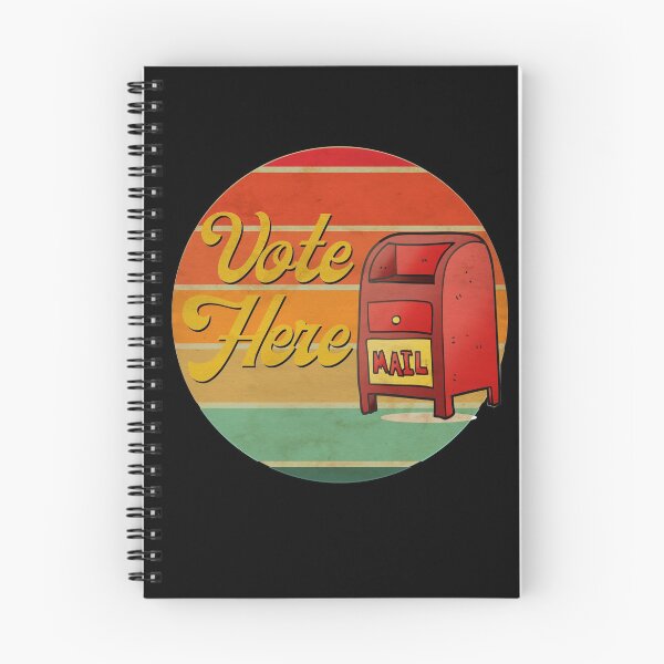 Item preview, Vote Here Mail Box Retro Sunset Election 2020 Biden Harris  designed and sold by Michelle  Brewster.