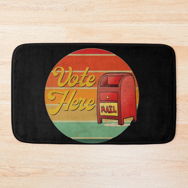 Item preview, Vote Here Mail Box Retro Sunset Election 2020 Biden Harris  designed and sold by Michelle  Brewster.