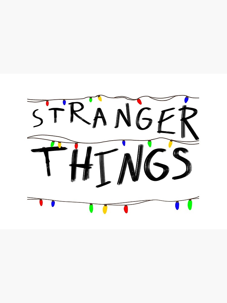 Stranger things logo lights by -SH-Art-