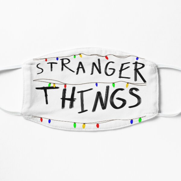 Stranger things logo lights Flat Mask