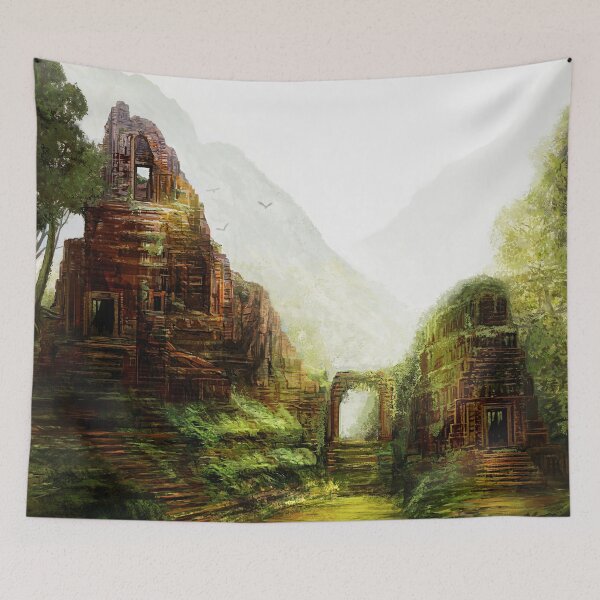 Item preview, Fantasy ancient forgotten temples in the jungles designed and sold by Maks08.