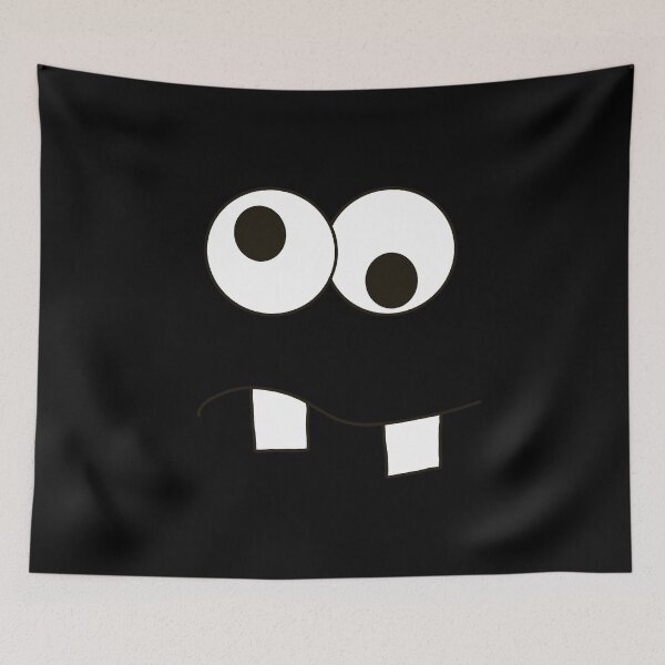 Item preview, Goofy Funny Monster Face With Buck Teeth Design graphic designed and sold by NoveltyMerch.
