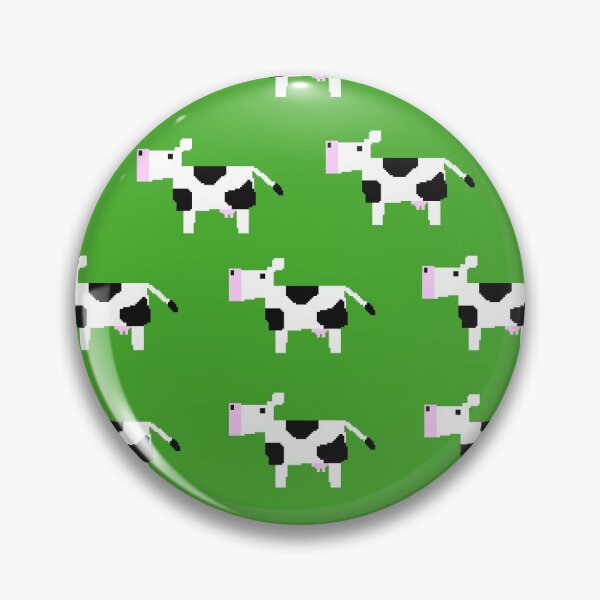 Item preview, Patrón de vaca de píxeles designed and sold by Funful.